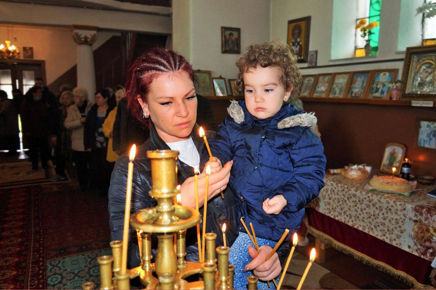 Най-малкото християнче, доведено от своята майка в храма, бе двегодишната Дария Йончева